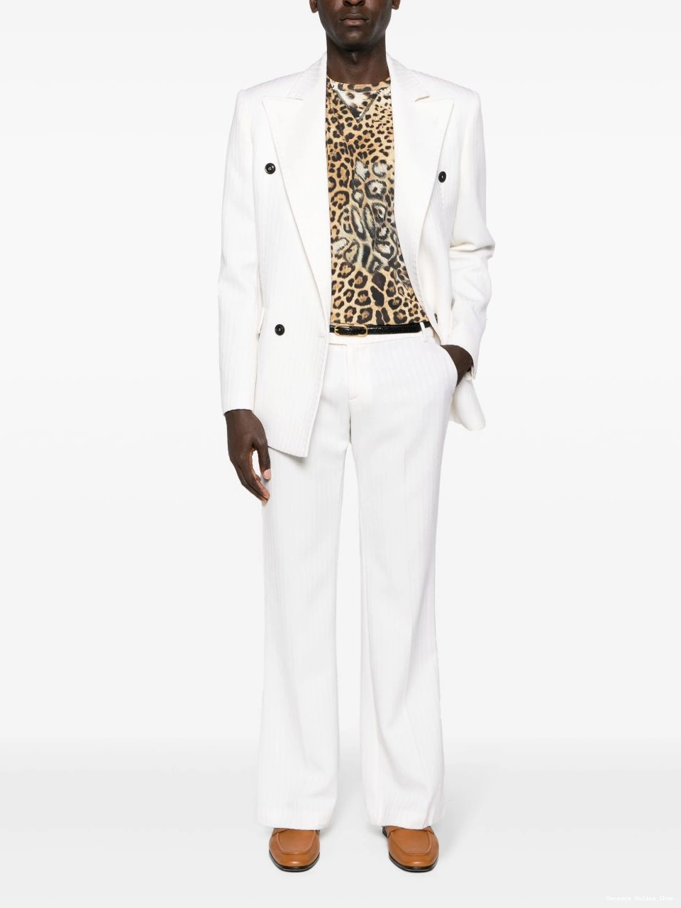 Affordable Versace virgin wool trousers flared Women 0819
